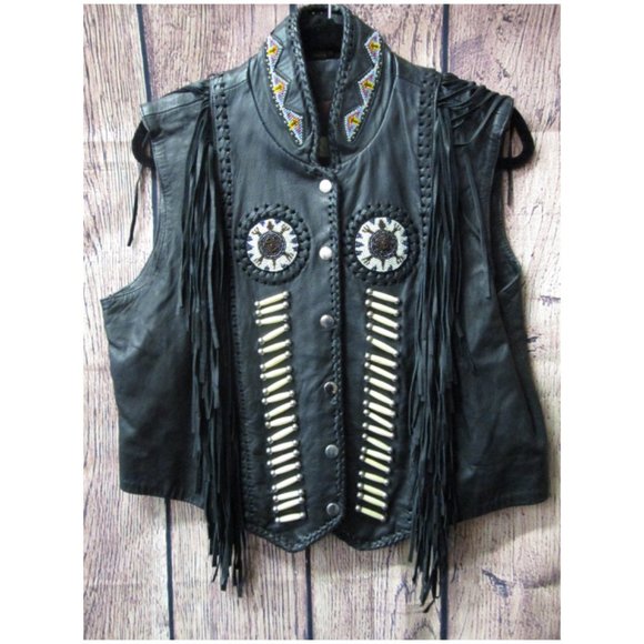 Sunriders Western Wear Jackets & Blazers - Sunriders Western Wear vintage leather vest XL NWT